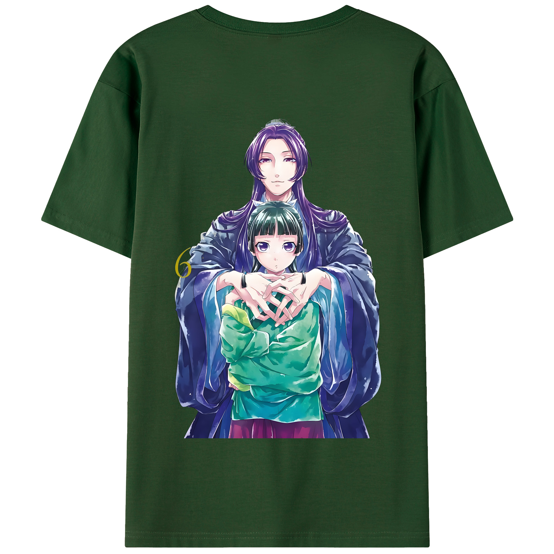 （画像用） 薬屋のひとりごと The Apothecary Diaries 綿100％半袖Tシャツ（背面プリント）